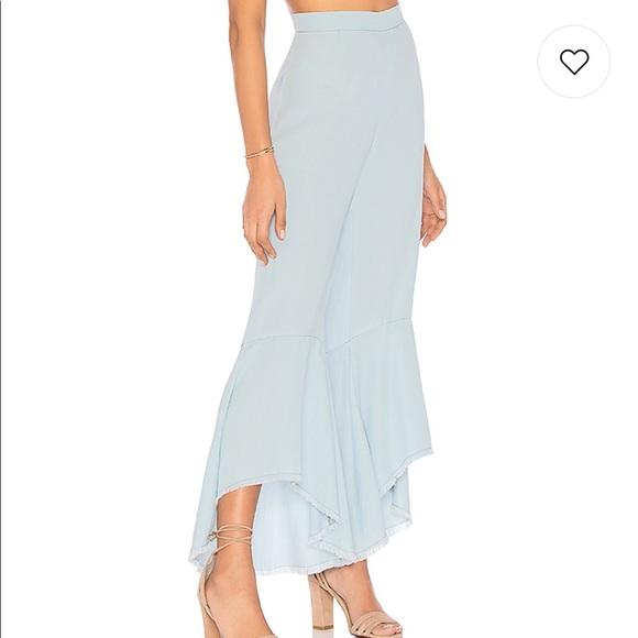 Chambray flare pants. NWT - Picture 2 of 2